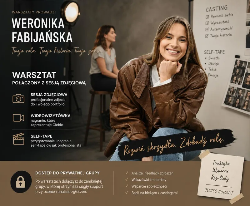 Casting Ready | Dołącz do Casting Studio z Weroniką Fabijańską